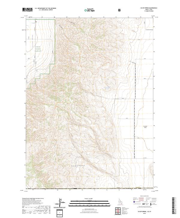 USGS Topographic Map – Co-op Spring