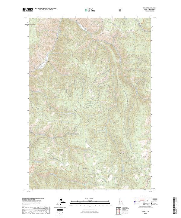 USGS Topographic Map – Cobalt
