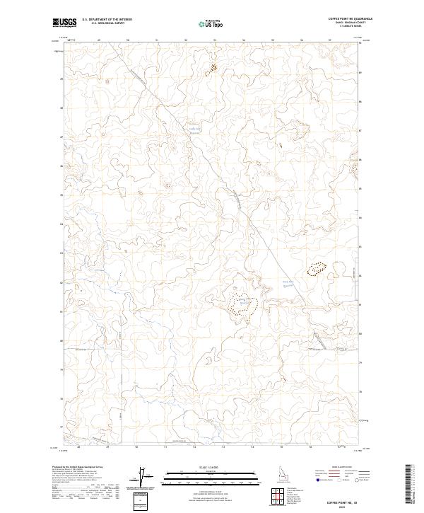 USGS Topographic Map – Coffee Point NE