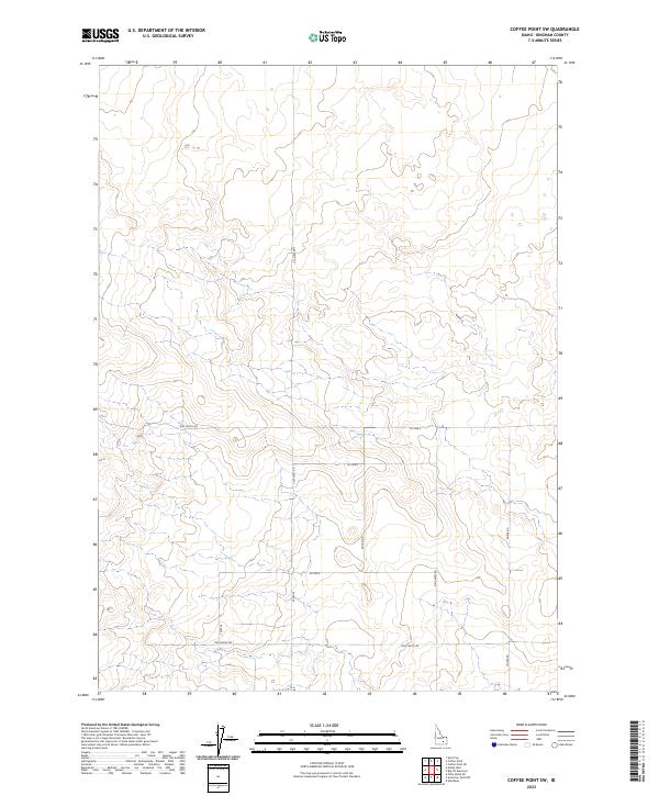 2023 Map of Coffee Point SW, 2023 Print