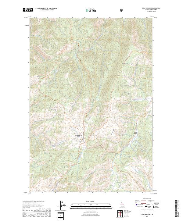 USGS Topographic Map – Cold Meadows