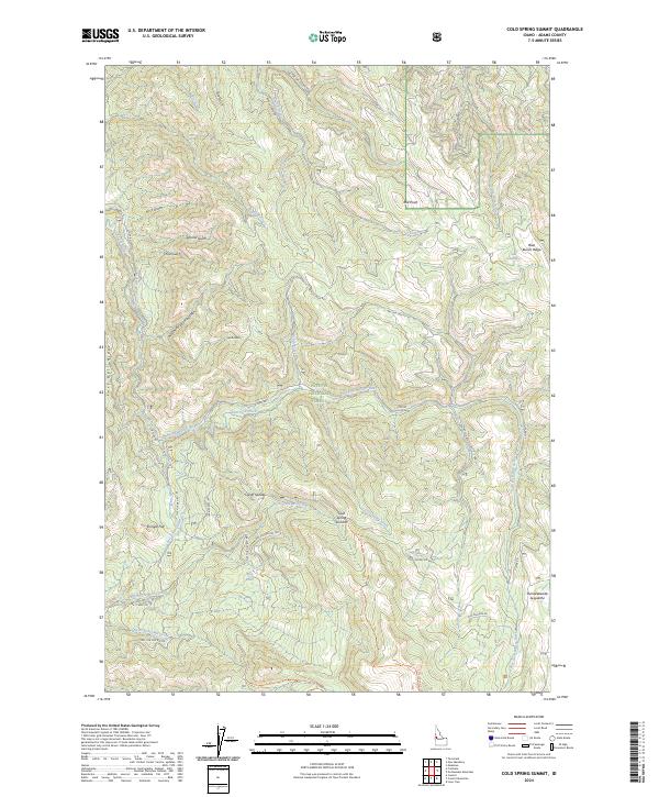 USGS Topographic Map – Cold Spring Summit