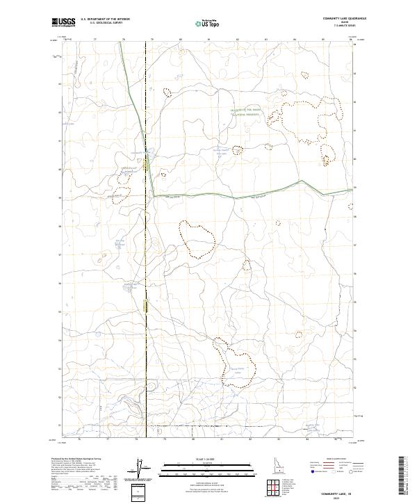 USGS Topographic Map – Community Lake
