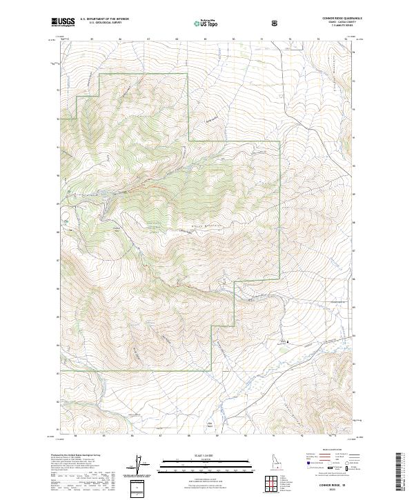 USGS Topographic Map – Connor Ridge