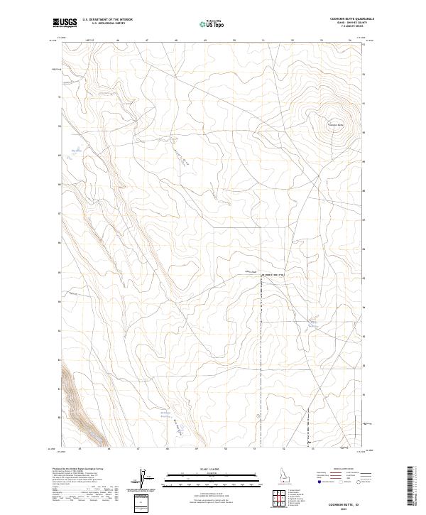 USGS Topographic Map – Coonskin Butte
