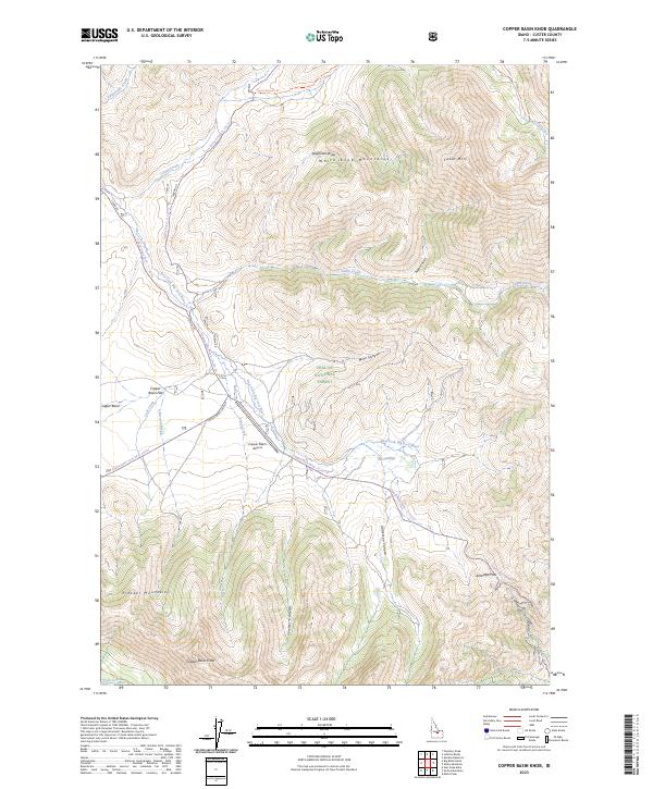 USGS Topographic Map – Copper Basin Knob