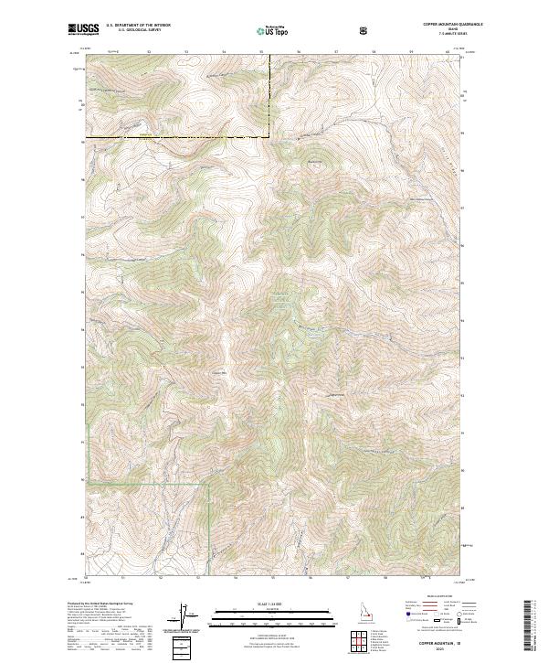USGS Topographic Map – Copper Mountain