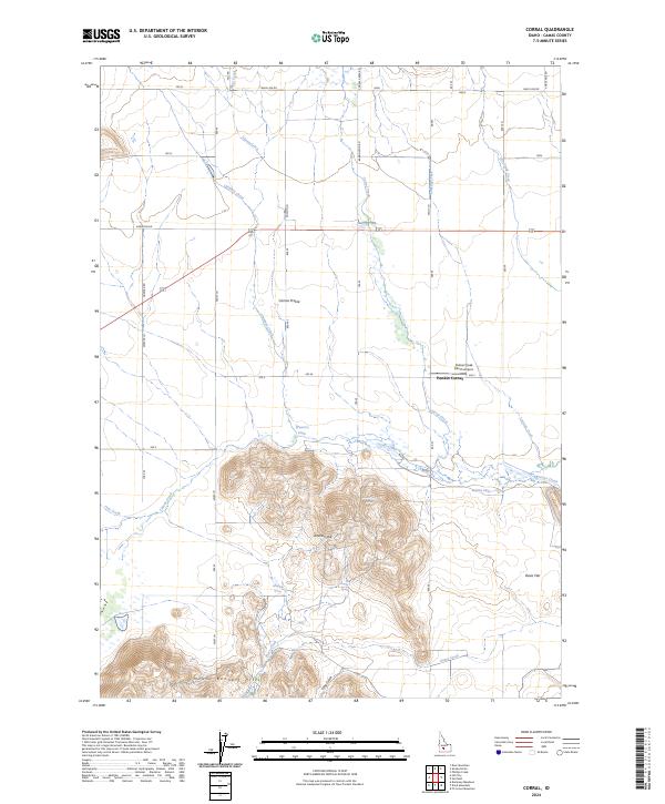 USGS Topographic Map – Corral