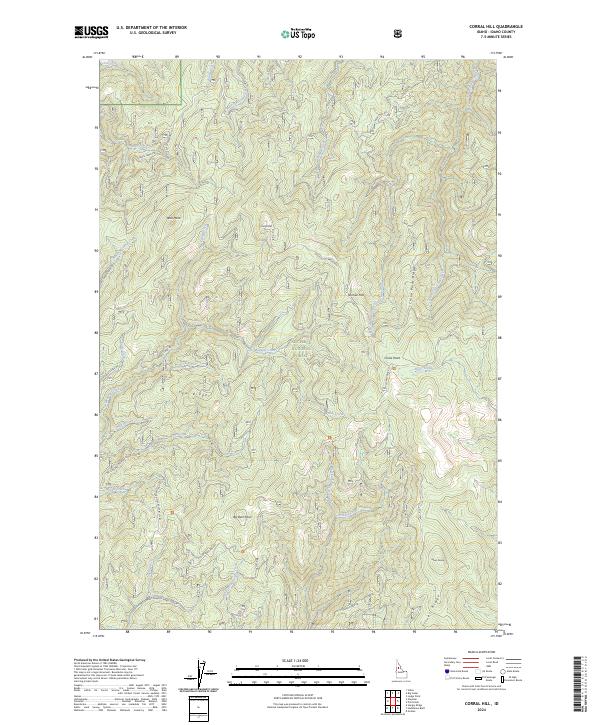USGS Topographic Map – Corral Hill