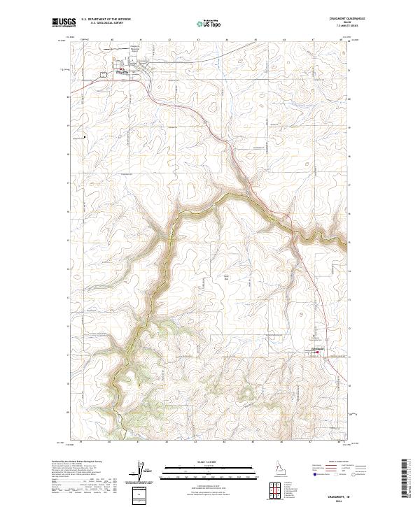 USGS Topographic Map – Craigmont