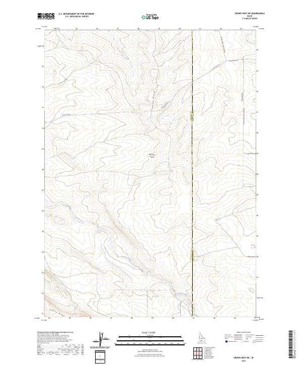 USGS Topographic Map – Crows Nest NE