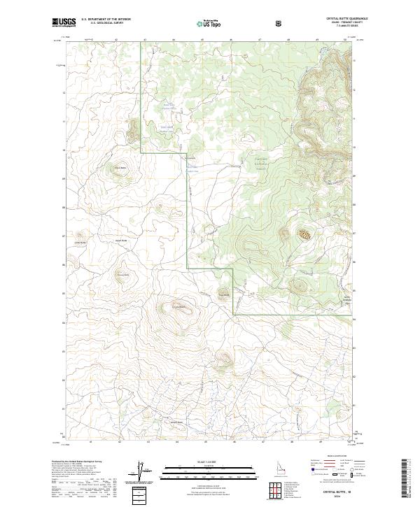 USGS Topographic Map – Crystal Butte