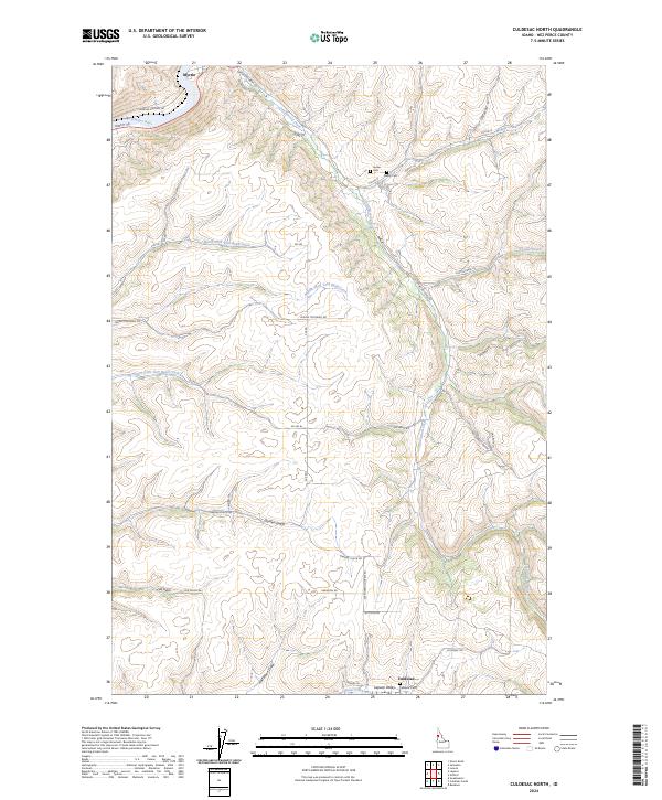 USGS Topographic Map – Culdesac North