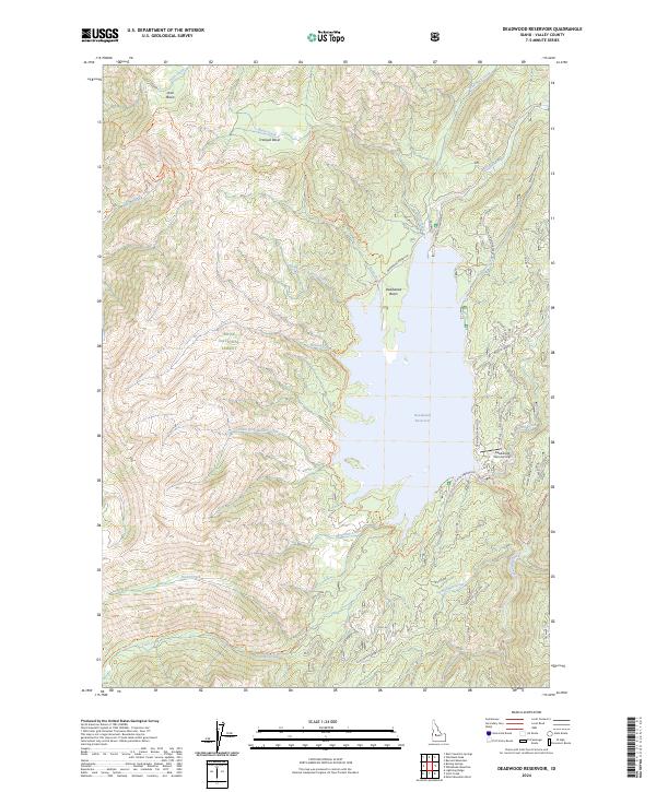 USGS Topographic Map – Deadwood Reservoir