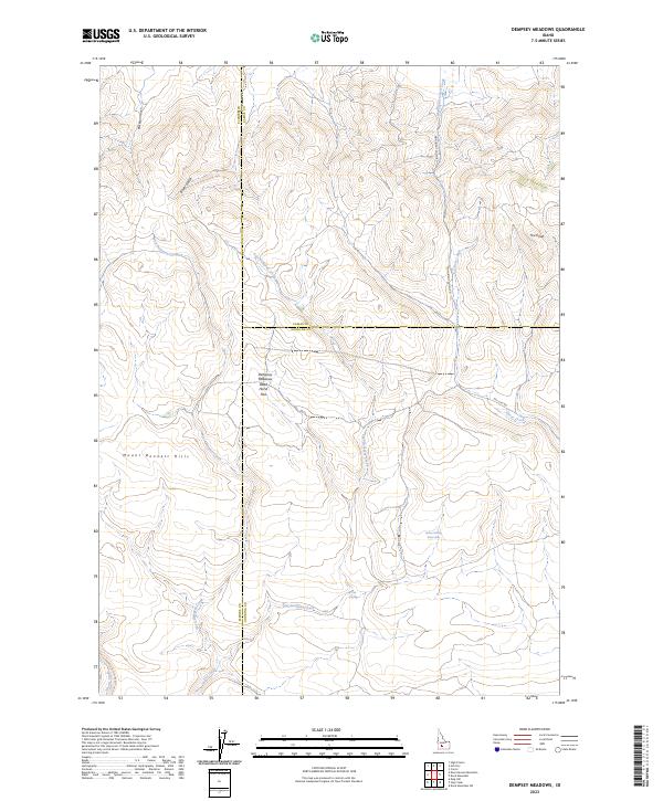 USGS Topographic Map – Dempsey Meadows