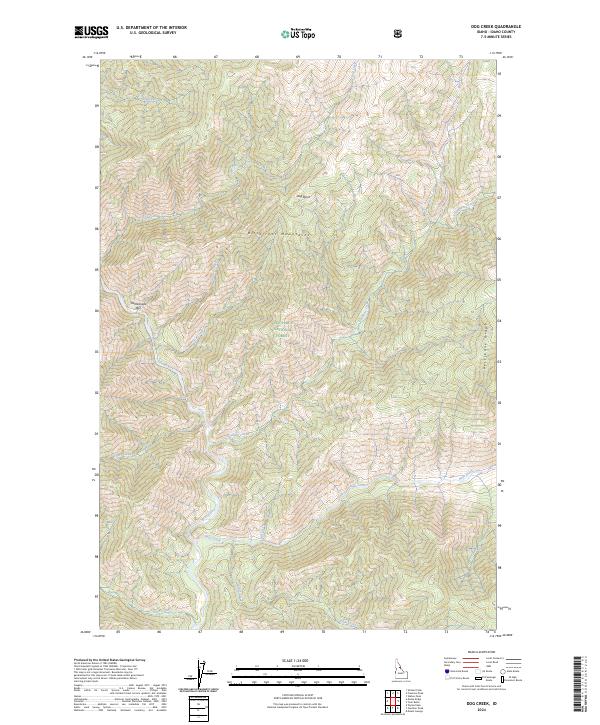 USGS Topographic Map – Dog Creek