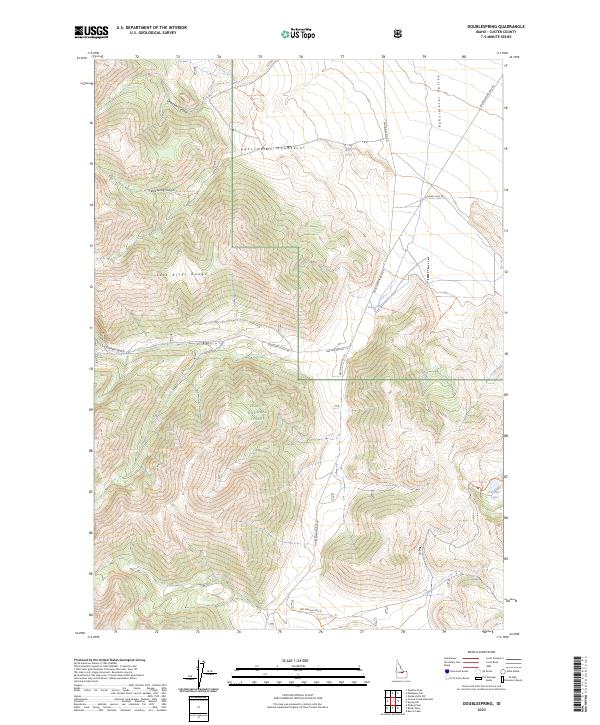 USGS Topographic Map – Doublespring