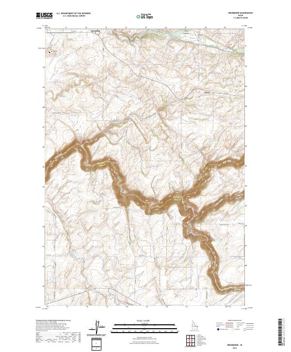 USGS Topographic Map – Drummond