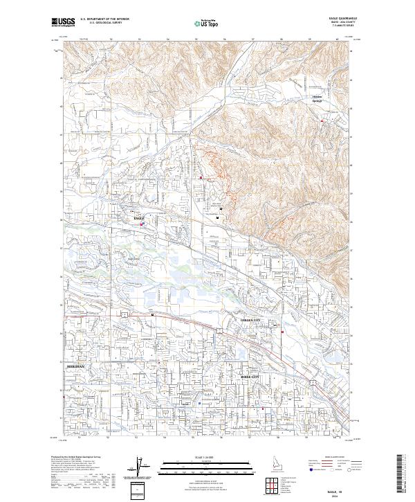 USGS Topographic Map – Eagle