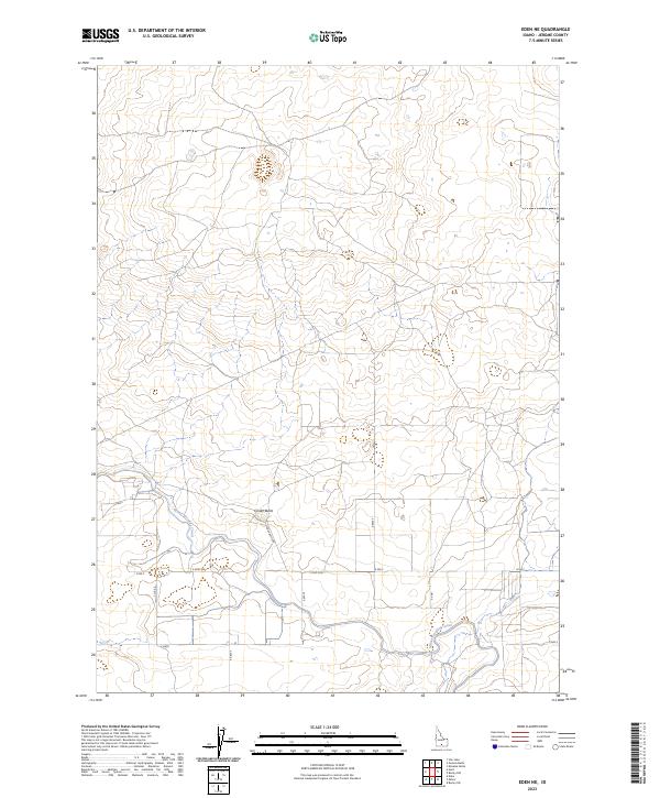 USGS Topographic Map – Eden NE