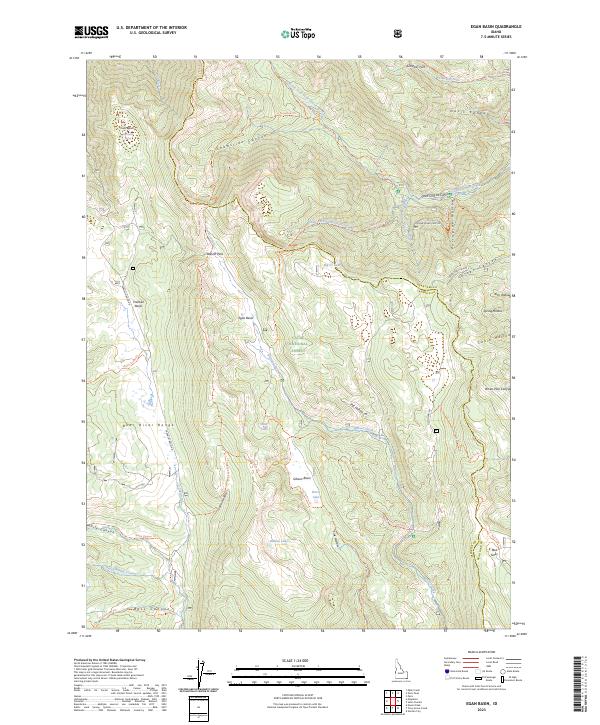 USGS Topographic Map – Egan Basin