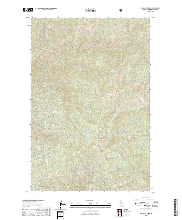USGS Topographic Map – Elizabeth Lake