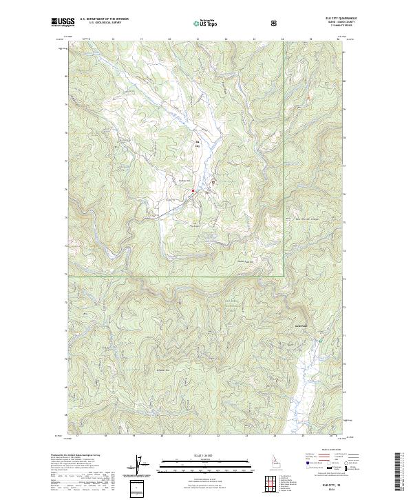 USGS Topographic Map – Elk City