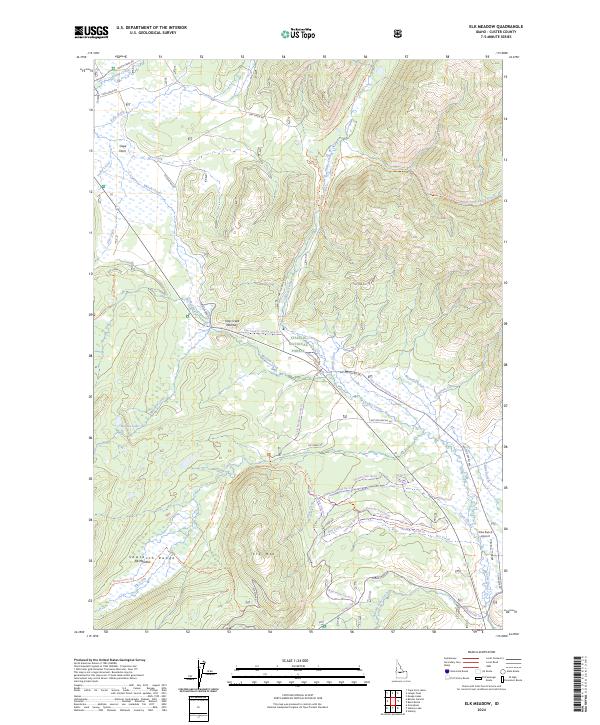 USGS Topographic Map – Elk Meadow