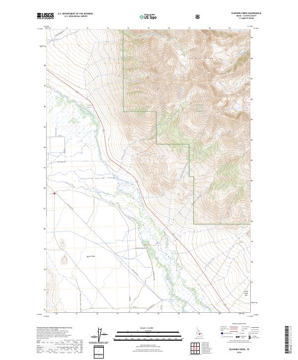 USGS Topographic Map – Elkhorn Creek