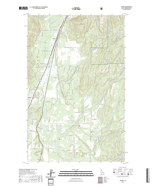 USGS Topographic Map – Elmira