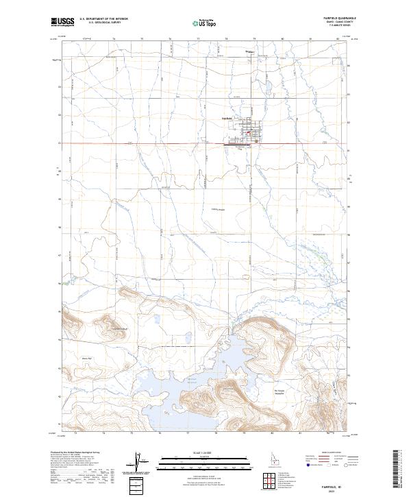 USGS Topographic Map – Fairfield