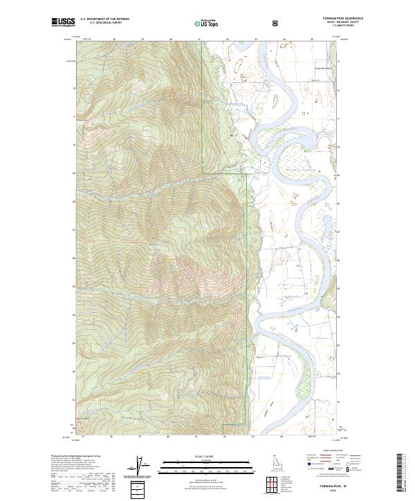 USGS Topographic Map – Farnham Peak