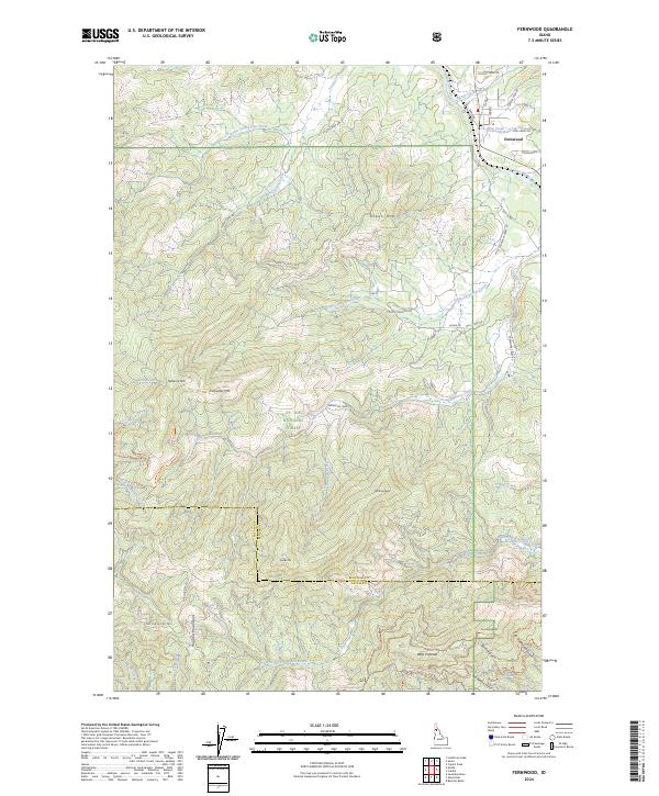 USGS Topographic Map – Fernwood