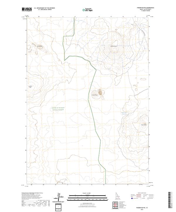 USGS Topographic Map – Fingers Butte