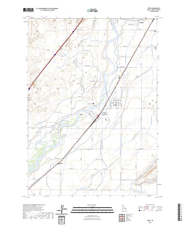 USGS Topographic Map – Firth