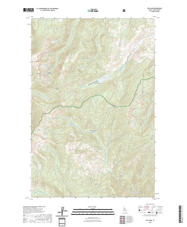 USGS Topographic Map – Fish Lake