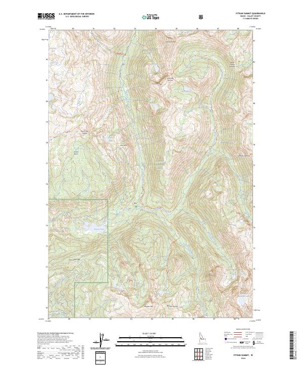 USGS Topographic Map – Fitsum Summit