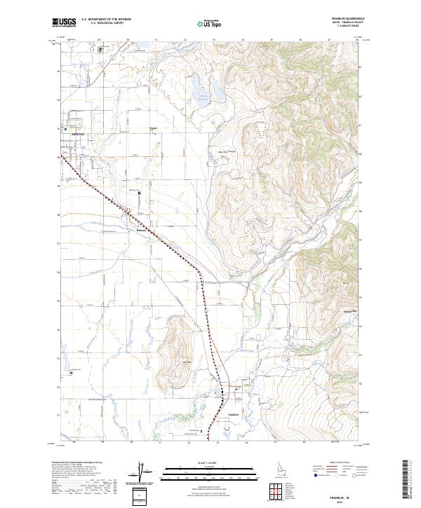 USGS Topographic Map – Franklin