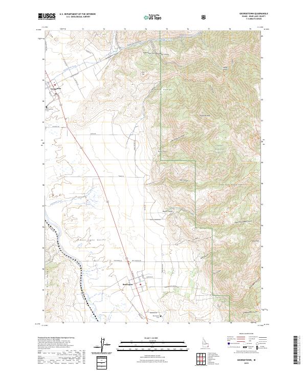 USGS Topographic Map – Georgetown
