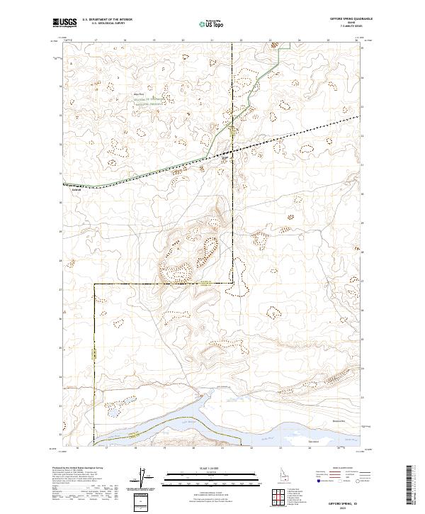USGS Topographic Map – Gifford Spring