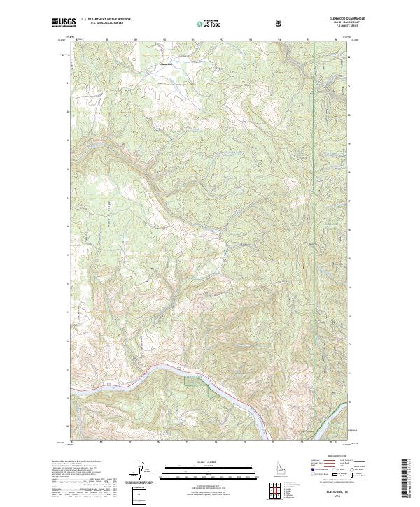 USGS Topographic Map – Glenwood