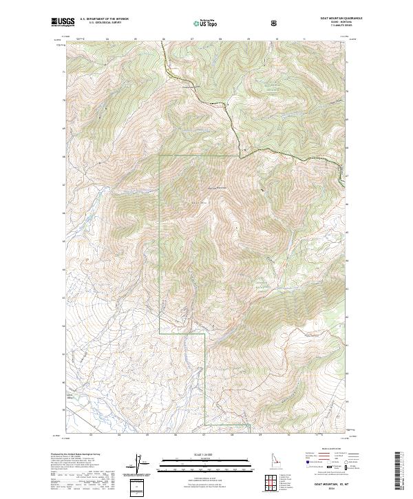 USGS Topographic Map – Goat Mountain