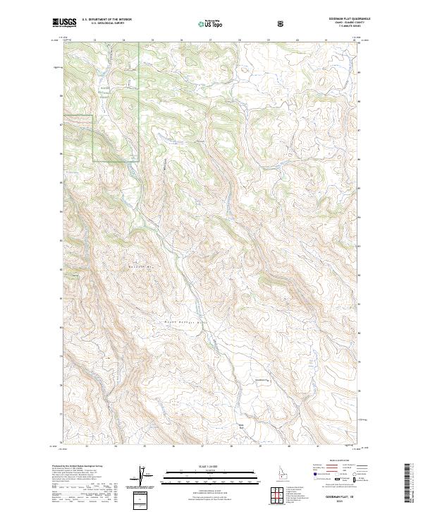 USGS Topographic Map – Goodman Flat