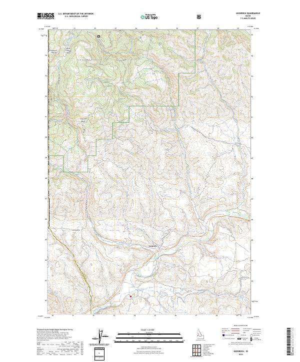 USGS Topographic Map – Goodrich