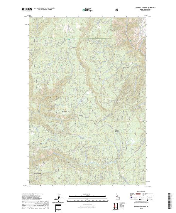 USGS Topographic Map – Goodwin Meadows
