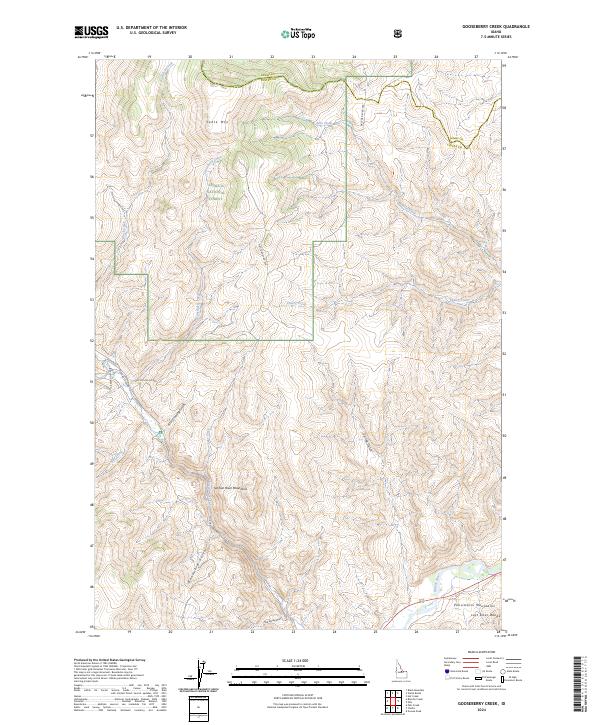 USGS Topographic Map – Gooseberry Creek