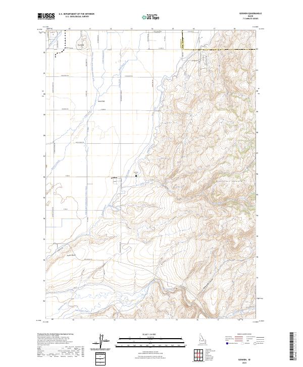 USGS Topographic Map – Goshen