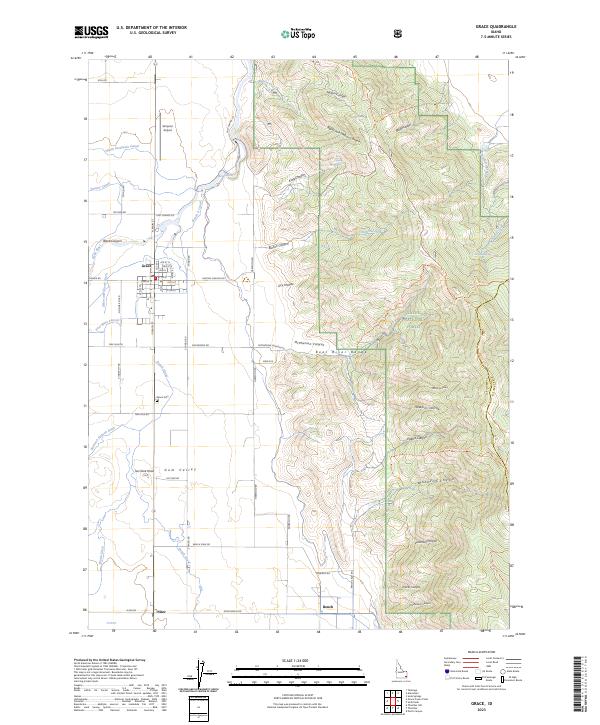 USGS Topographic Map – Grace