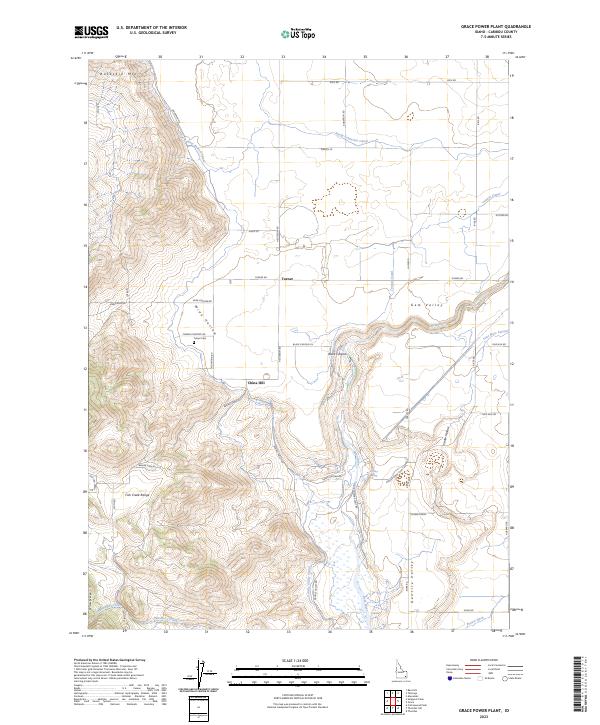USGS Topographic Map – Grace Power Plant