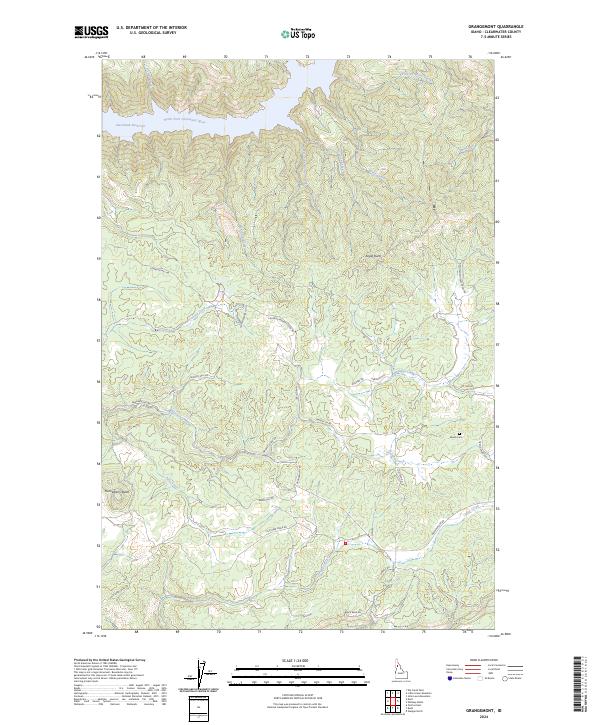USGS Topographic Map – Grangemont